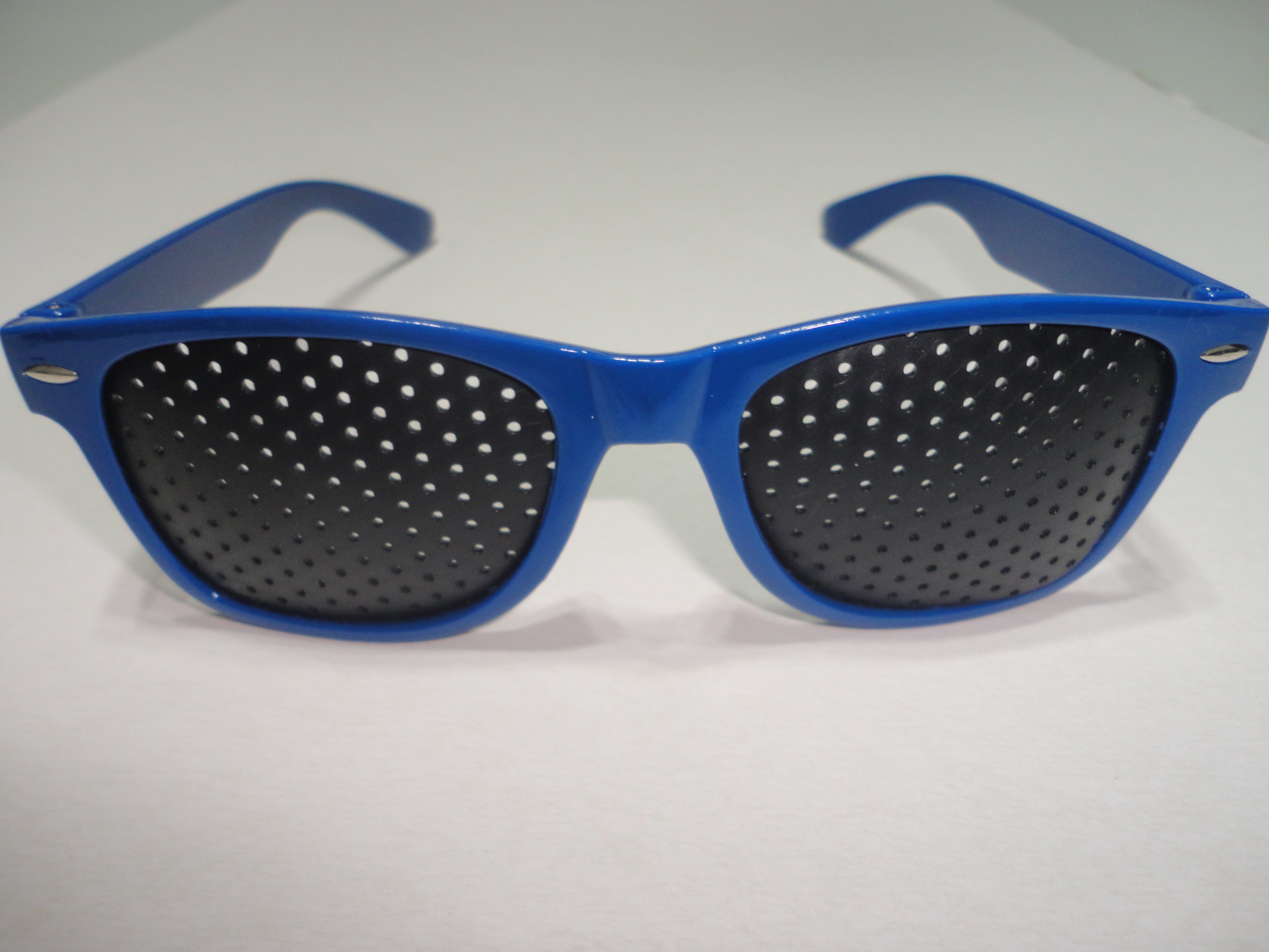 Blue Pinhole Glasses